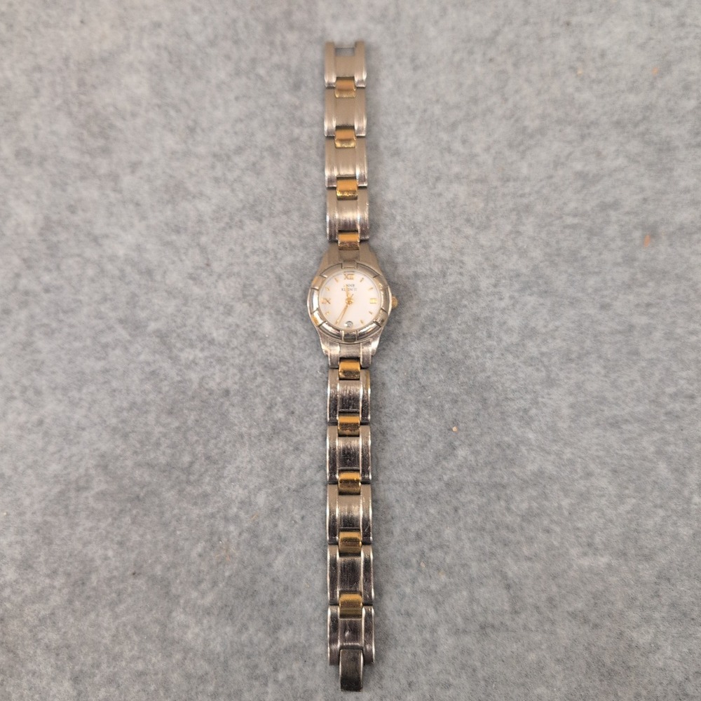 Anne Klein II Women's Two Tone Silver Gold Dial Roman Numeral Quartz Watch New B - Picture 2 of 6
